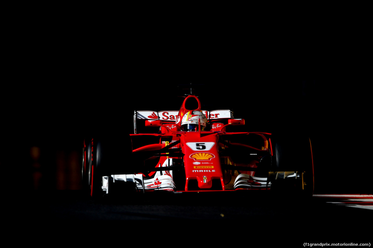 GP AZERBAIJAN, 25.06.2017 - Gara, Sebastian Vettel (GER) Ferrari SF70H