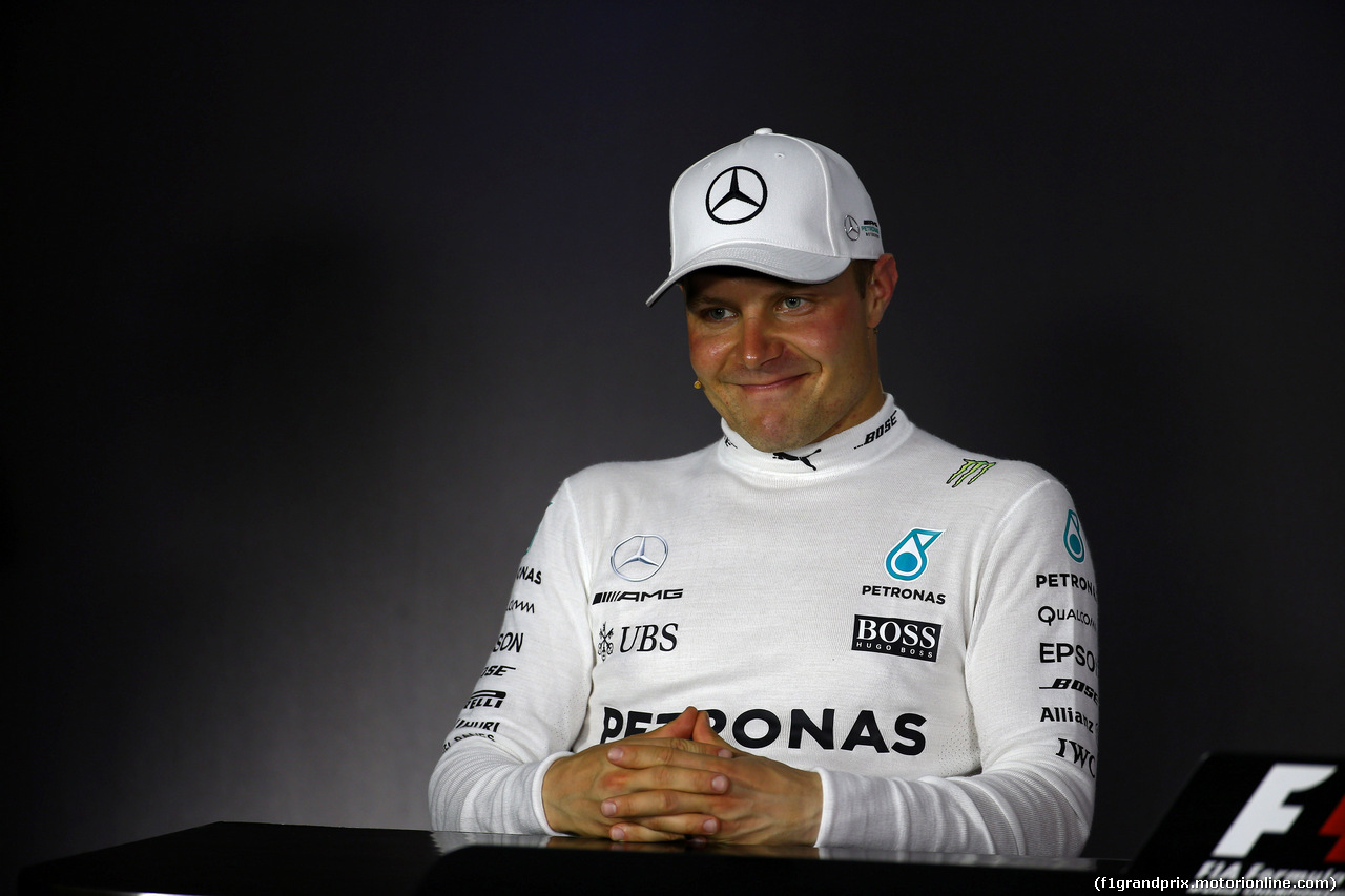 GP AZERBAIJAN, 25.06.2017 - Gara, Conferenza Stampa, Valtteri Bottas (FIN) Mercedes AMG F1 W08