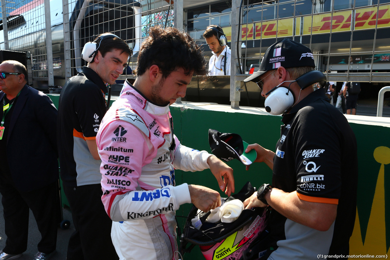 GP AZERBAIJAN, 25.06.2017 - Gara, Sergio Perez (MEX) Sahara Force India F1 VJM010