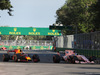 GP AZERBAIJAN, 25.06.2017 - Gara, Max Verstappen (NED) Red Bull Racing RB13 e Sergio Perez (MEX) Sahara Force India F1 VJM010