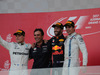 GP AZERBAIJAN, 25.06.2017 - Gara, 1st place Daniel Ricciardo (AUS) Red Bull Racing RB13, 2nd place Valtteri Bottas (FIN) Mercedes AMG F1 W08 e 3rd place Lance Stroll (CDN) Williams FW40