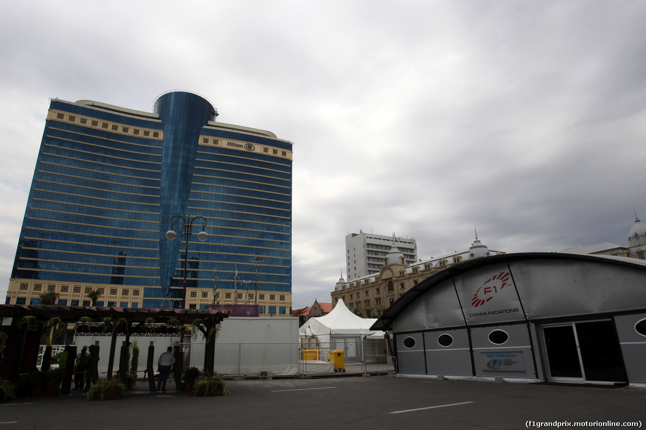 GP AZERBAIJAN, 22.06.2017 - Paddock Atmosphere