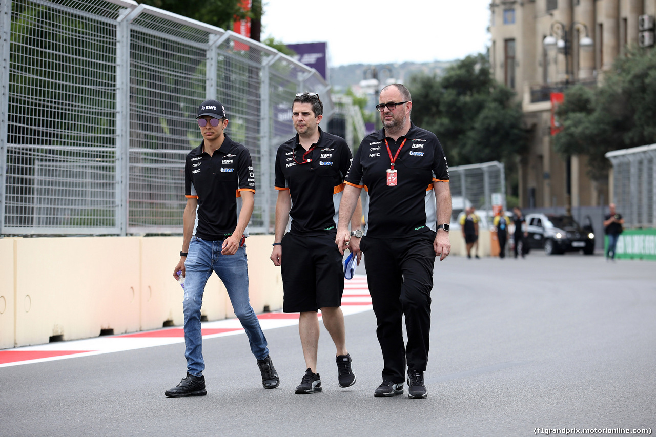 GP AZERBAIJAN, 22.06.2017 - Esteban Ocon (FRA) Sahara Force India F1 VJM10