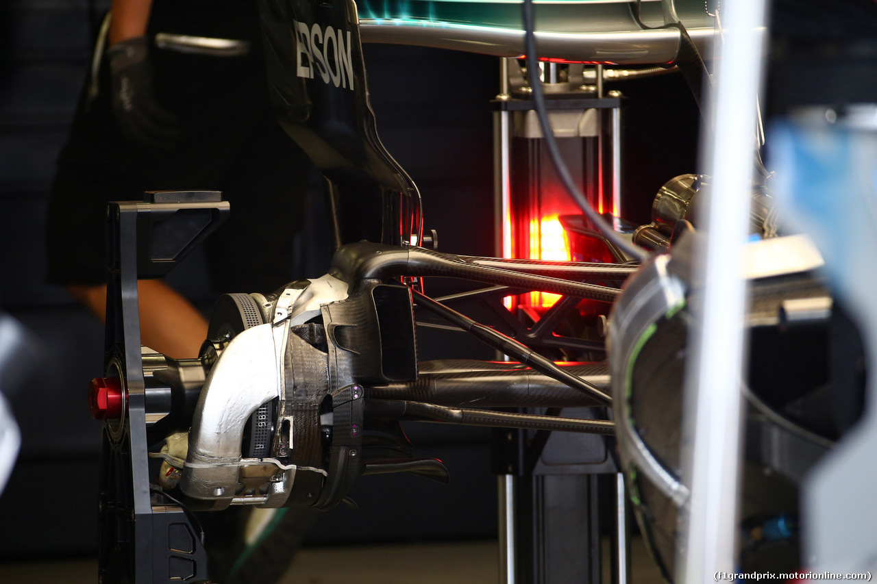 GP AZERBAIJAN, 22.06.2017 - Mercedes AMG F1 W08 detail