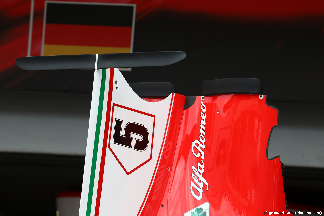 GP AZERBAIJAN, 22.06.2017 - Ferrari SF70H, detail