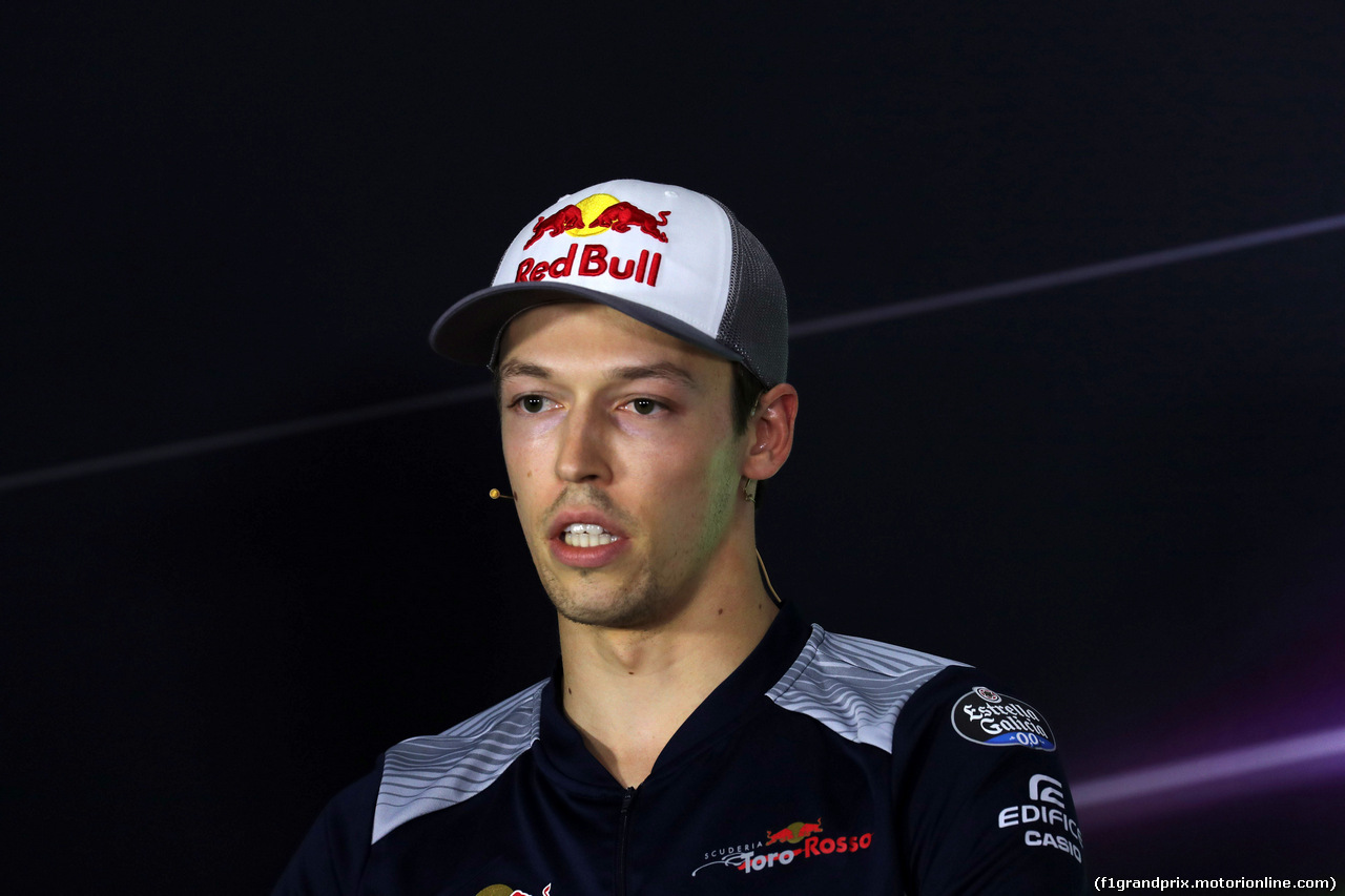 GP AZERBAIJAN, 22.06.2017 - Conferenza Stampa, Daniil Kvyat (RUS) Scuderia Toro Rosso STR12