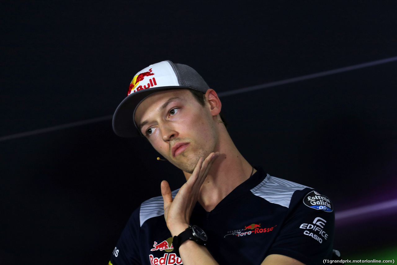 GP AZERBAIJAN, 22.06.2017 - Conferenza Stampa, Daniil Kvyat (RUS) Scuderia Toro Rosso STR12