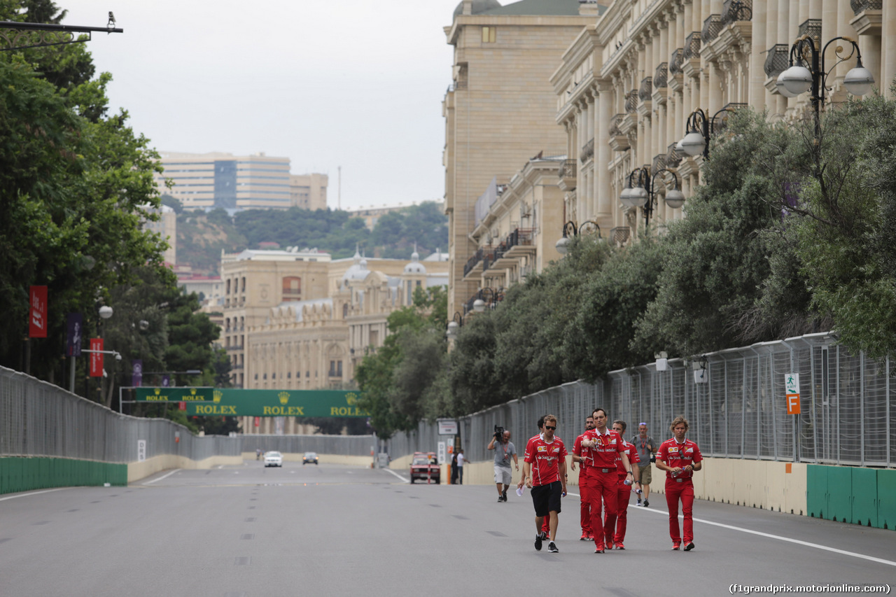 GP AZERBAIJAN, 22.06.2017 - Sebastian Vettel (GER) Ferrari SF70H