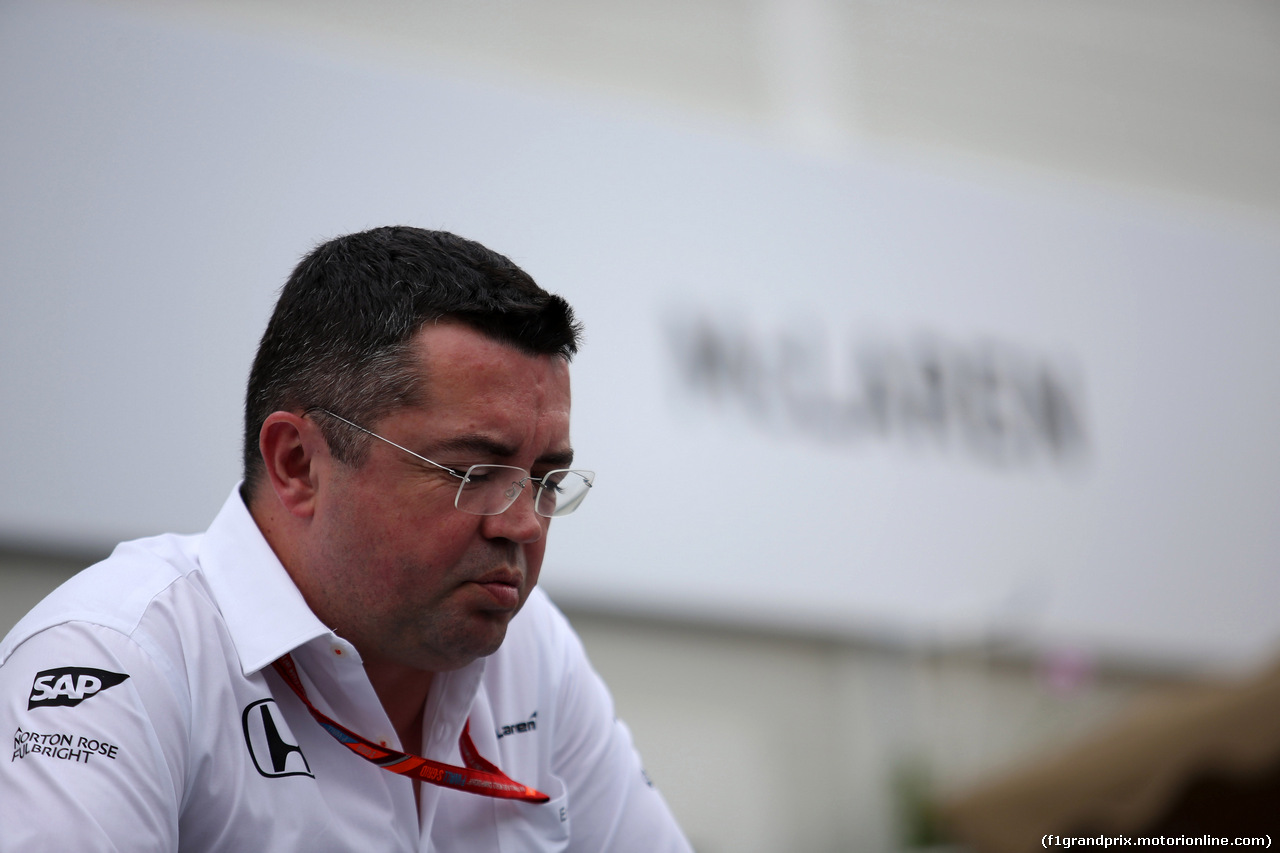 GP AZERBAIJAN, 22.06.2017 - Eric Boullier (FRA) McLaren Racing Director