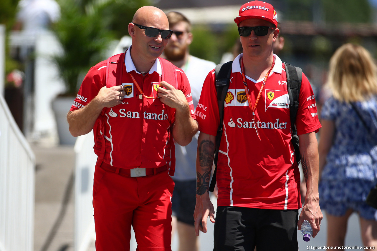 GP AZERBAIJAN, 24.06.2017 - Kimi Raikkonen (FIN) Ferrari SF70H