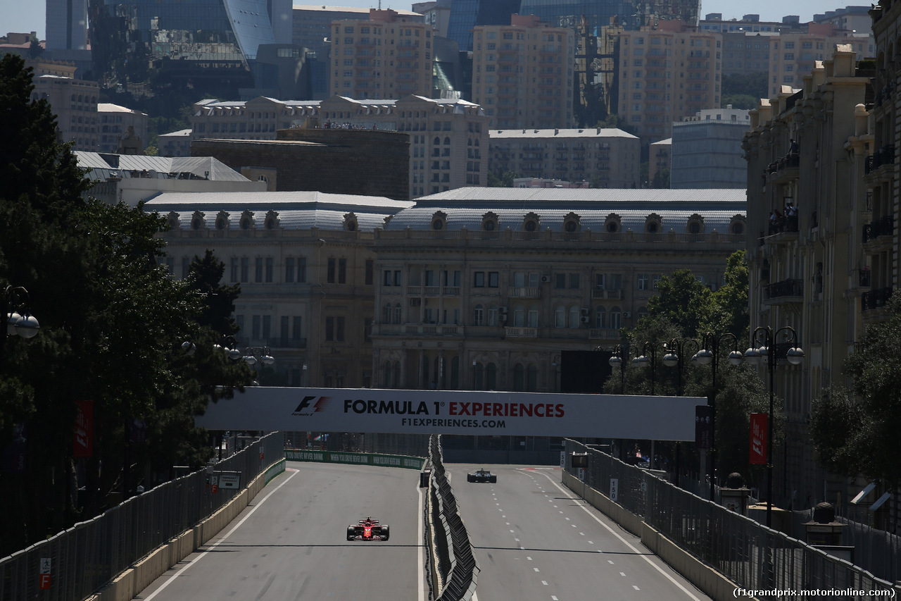 GP AZERBAIJAN, 24.06.2017 - Prove Libere 3, Kimi Raikkonen (FIN) Ferrari SF70H