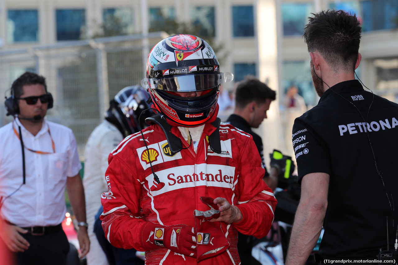 GP AZERBAIJAN, 24.06.2017 - Qualifiche, 3rd place Kimi Raikkonen (FIN) Ferrari SF70H