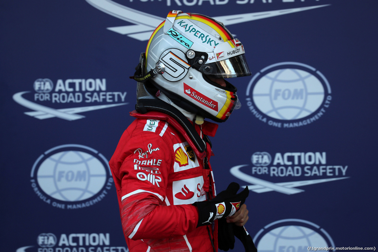 GP AZERBAIJAN, 24.06.2017 - Qualifiche, Sebastian Vettel (GER) Ferrari SF70H