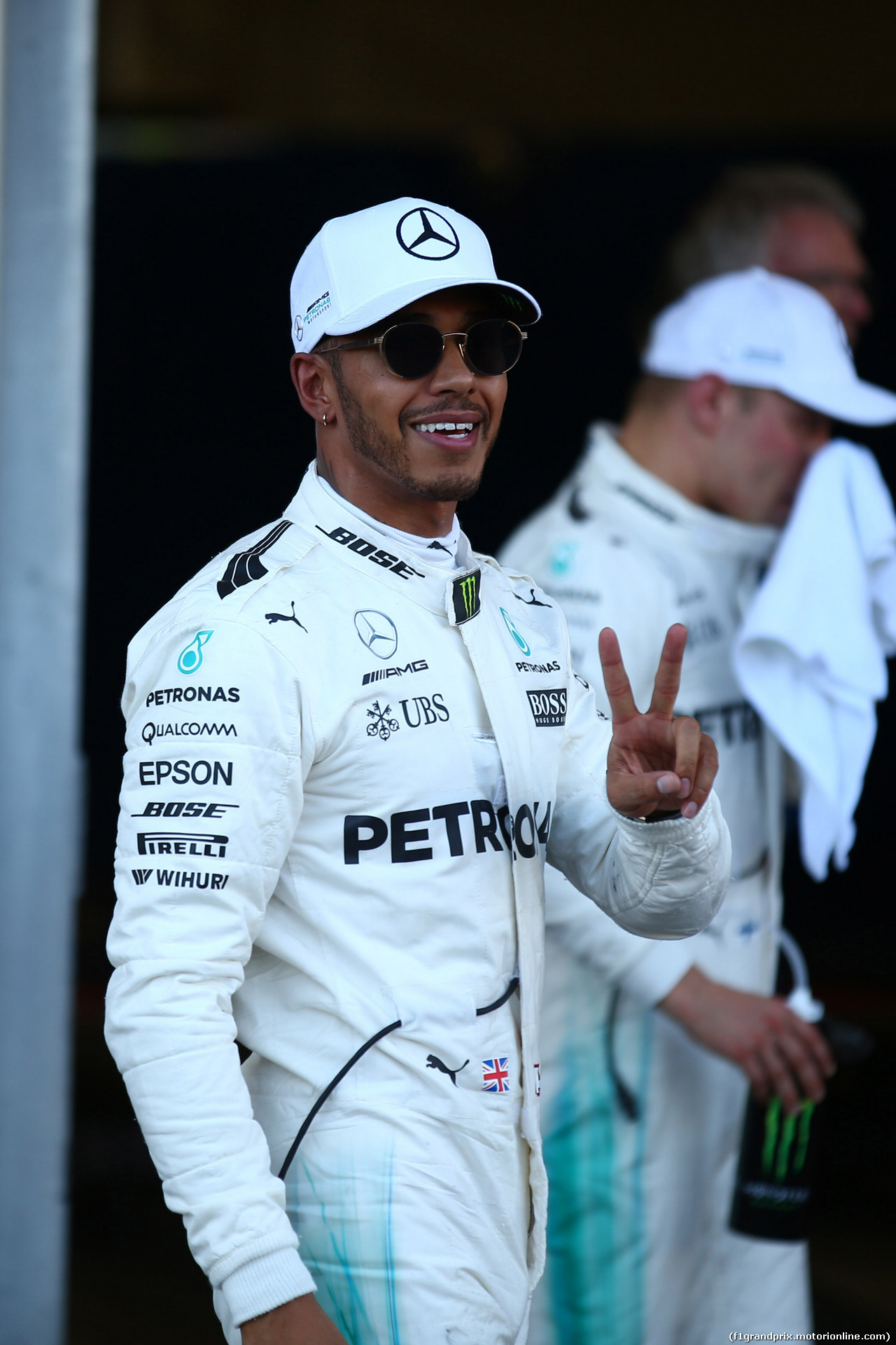 GP AZERBAIJAN, 24.06.2017 - Qualifiche, Lewis Hamilton (GBR) Mercedes AMG F1 W08 pole position