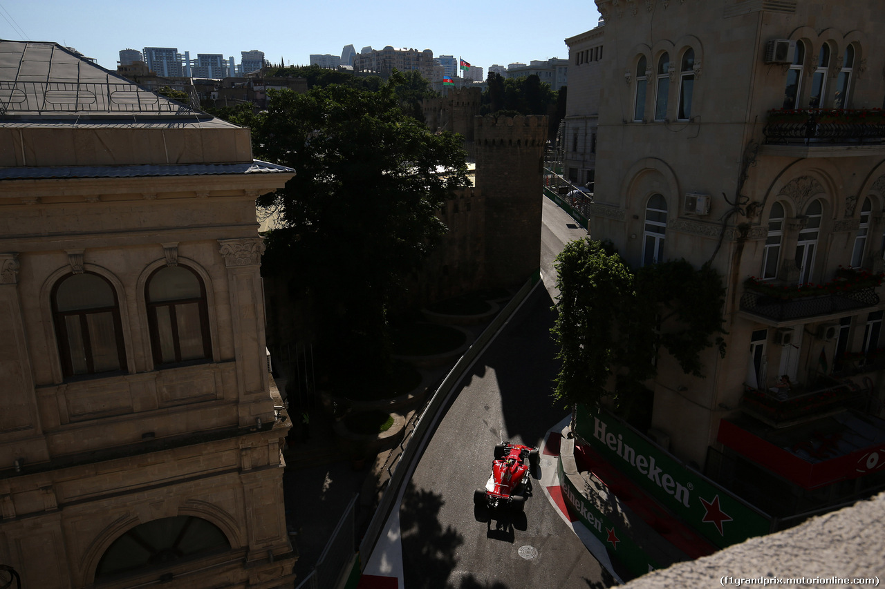 GP AZERBAIJAN, 24.06.2017 - Qualifiche, Kimi Raikkonen (FIN) Ferrari SF70H