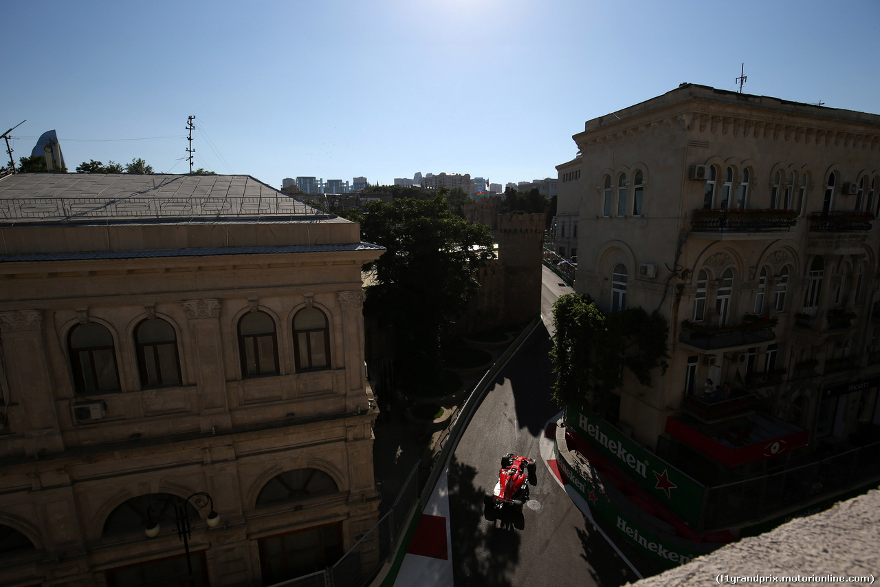 GP AZERBAIJAN, 24.06.2017 - Qualifiche, Kimi Raikkonen (FIN) Ferrari SF70H