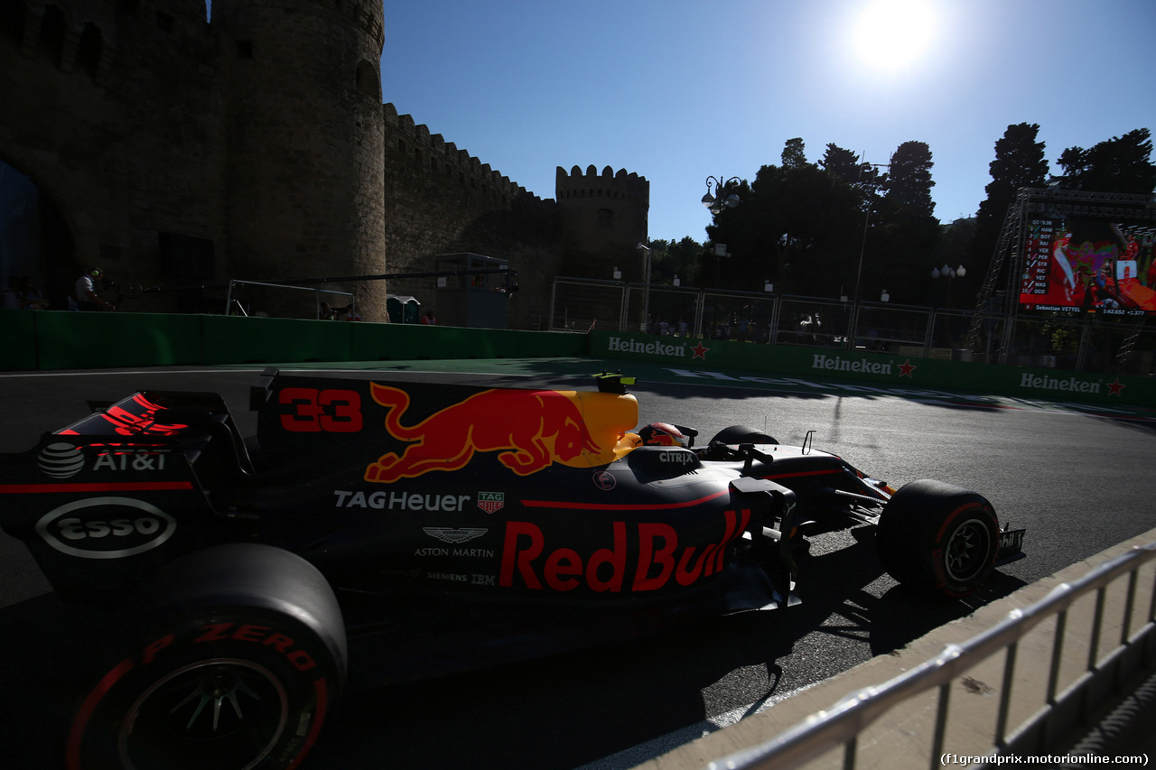 GP AZERBAIJAN, 24.06.2017 - Qualifiche, Max Verstappen (NED) Red Bull Racing RB13