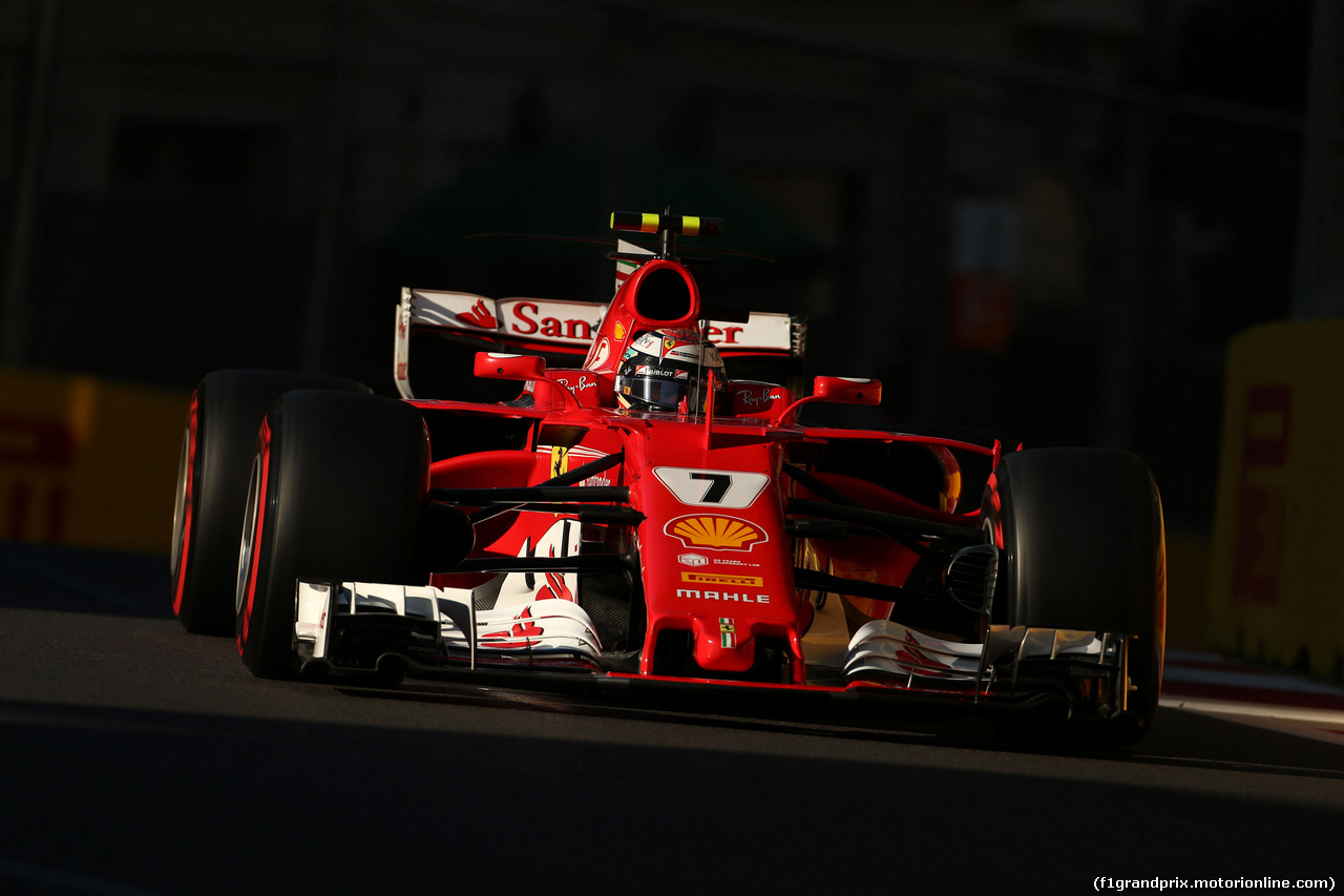 GP AZERBAIJAN, 24.06.2017 - Qualifiche, Kimi Raikkonen (FIN) Ferrari SF70H