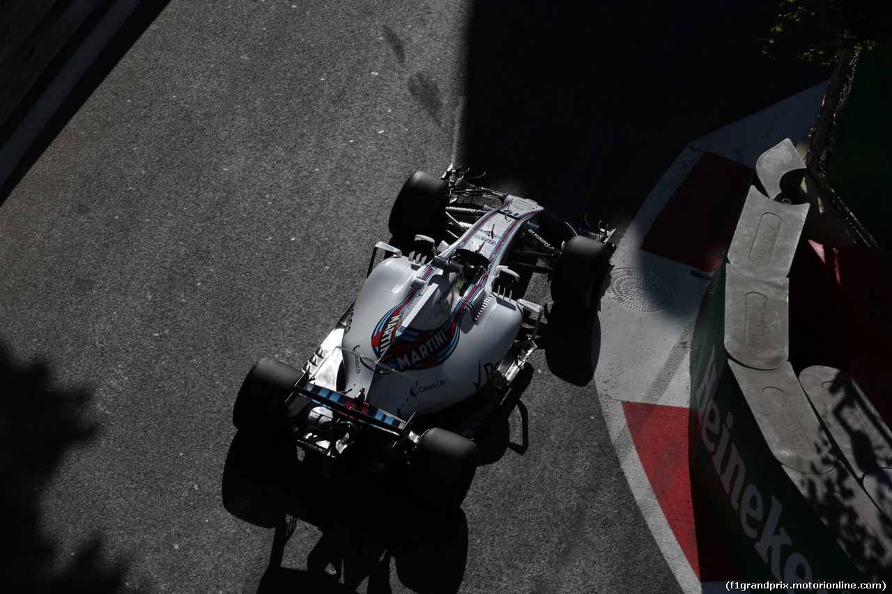 GP AZERBAIJAN, 24.06.2017 - Qualifiche, Felipe Massa (BRA) Williams FW40