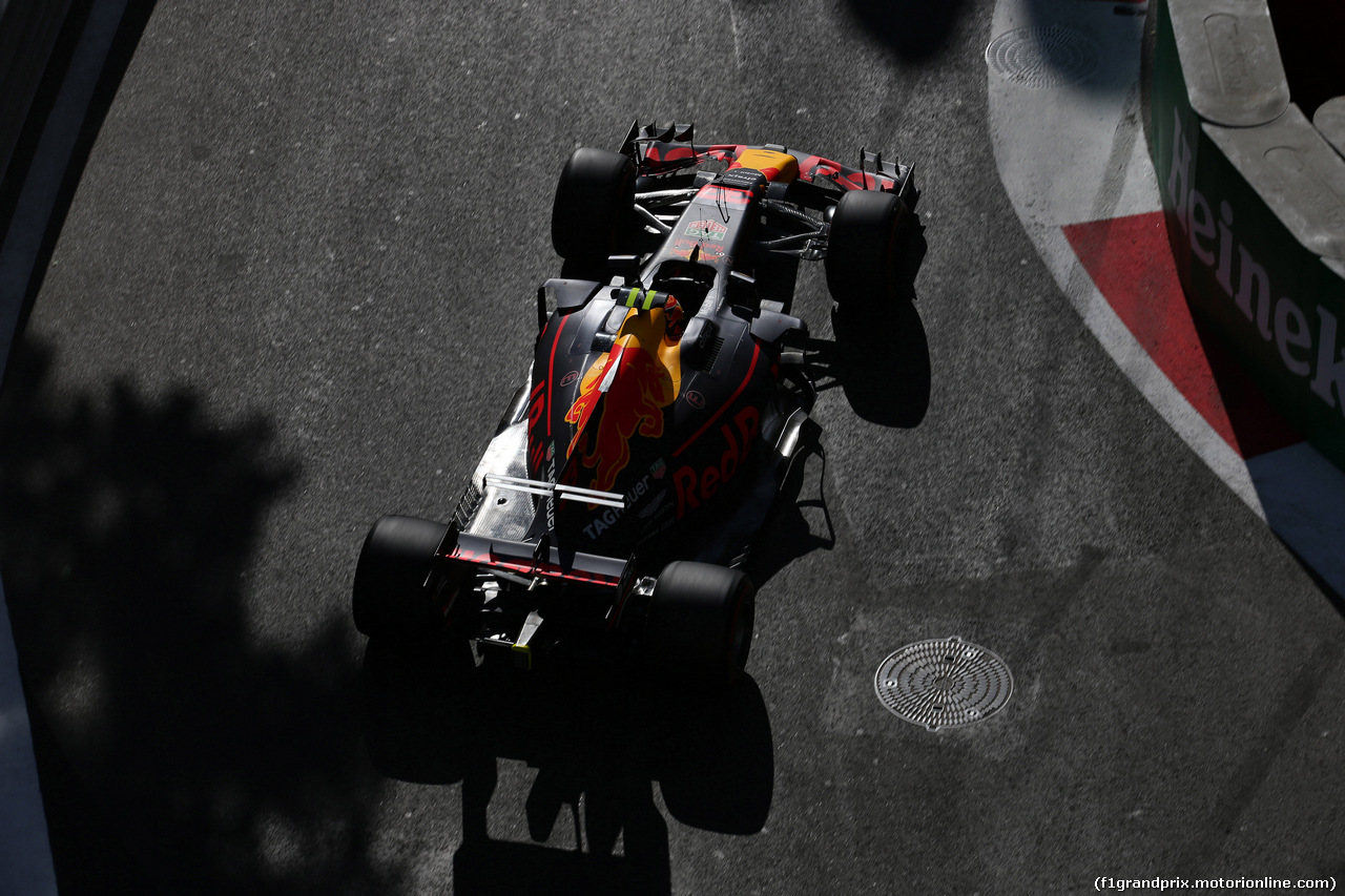 GP AZERBAIJAN, 24.06.2017 - Qualifiche, Max Verstappen (NED) Red Bull Racing RB13