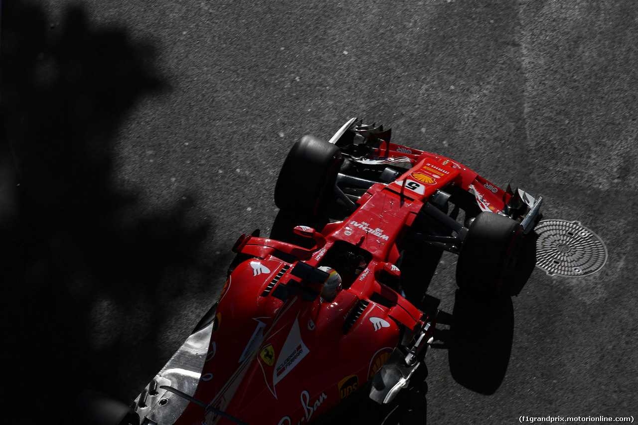 GP AZERBAIJAN, 24.06.2017 - Qualifiche, Sebastian Vettel (GER) Ferrari SF70H