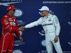 GP AZERBAIJAN, 24.06.2017 - Qualifiche, 3rd place Kimi Raikkonen (FIN) Ferrari SF70H e 2nd place Valtteri Bottas (FIN) Mercedes AMG F1 W08