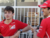 GP AZERBAIJAN, 24.06.2017 - Qualifiche, Charles Leclerc (MON) PREMA Racing e Antonio Giovinazzi (ITA) Test Driver, Ferrari
