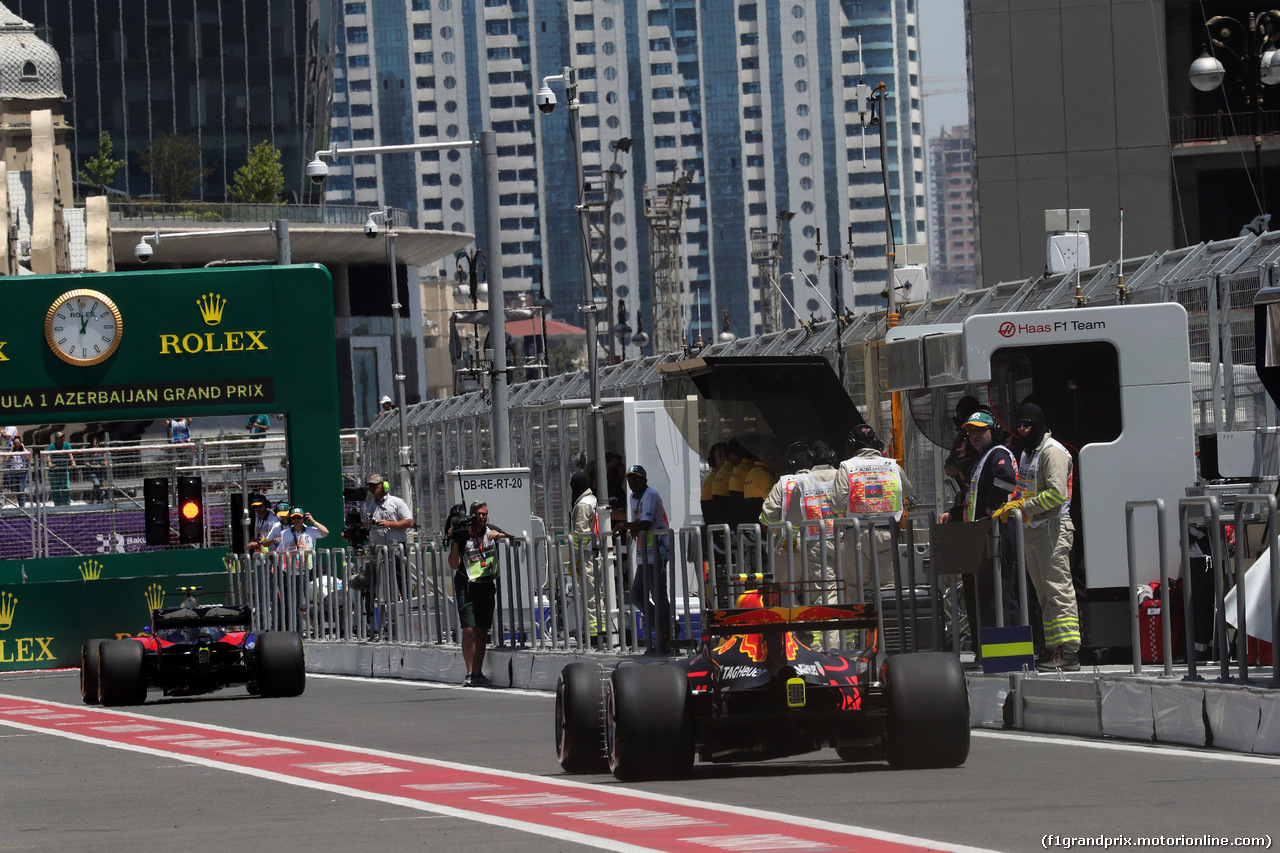 GP AZERBAIJAN, 23.06.2017 - Prove Libere 1, Max Verstappen (NED) Red Bull Racing RB13