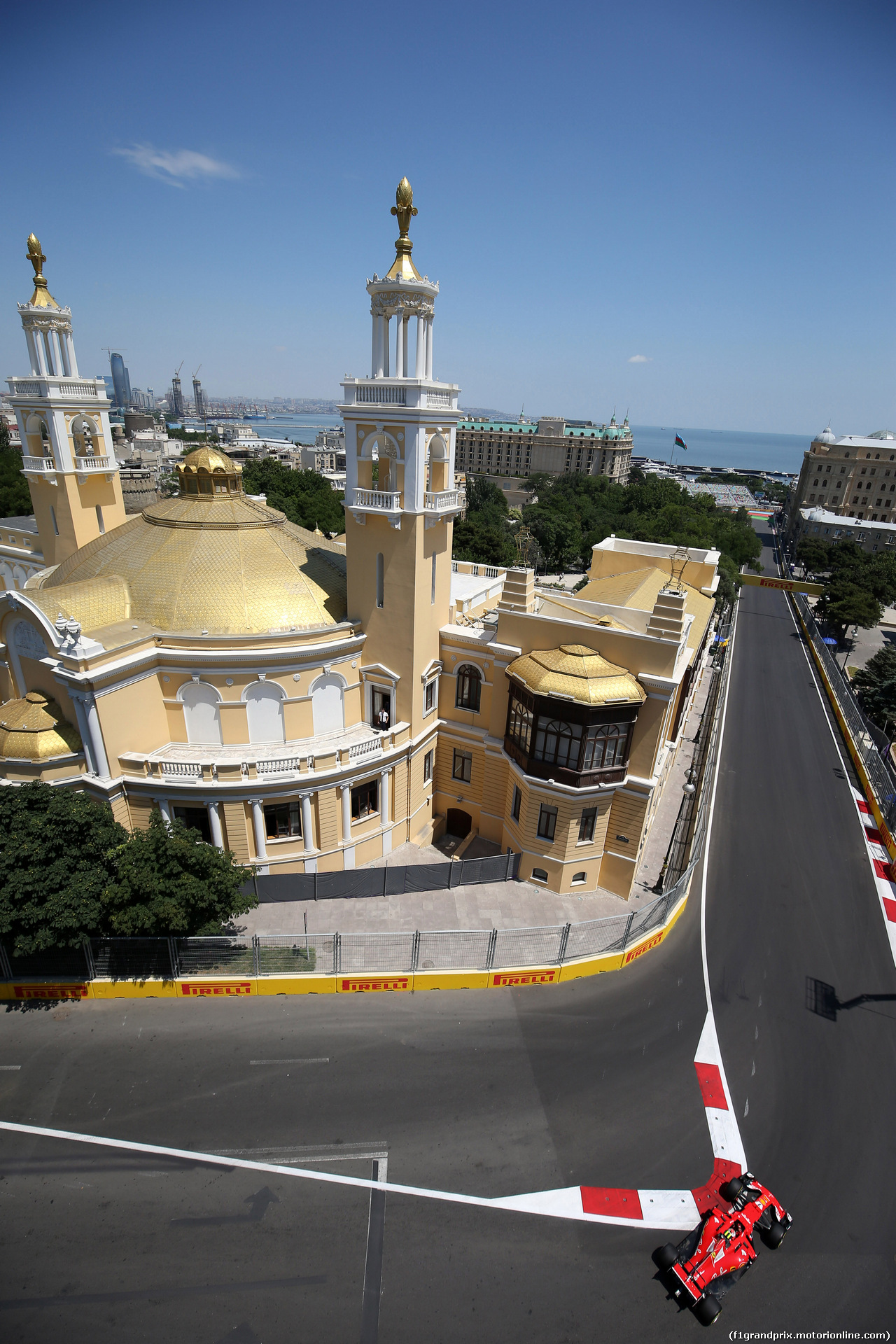 GP AZERBAIJAN, 23.06.2017 - Prove Libere 1, Kimi Raikkonen (FIN) Ferrari SF70H