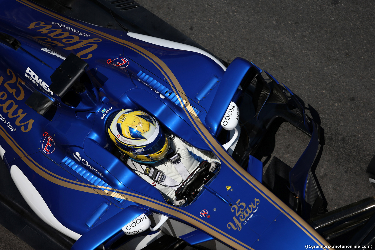 GP AZERBAIJAN, 23.06.2017 - Prove Libere 1, Marcus Ericsson (SUE) Sauber C36