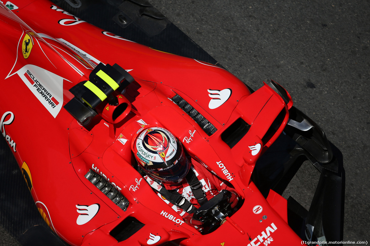 GP AZERBAIJAN, 23.06.2017 - Prove Libere 1, Kimi Raikkonen (FIN) Ferrari SF70H