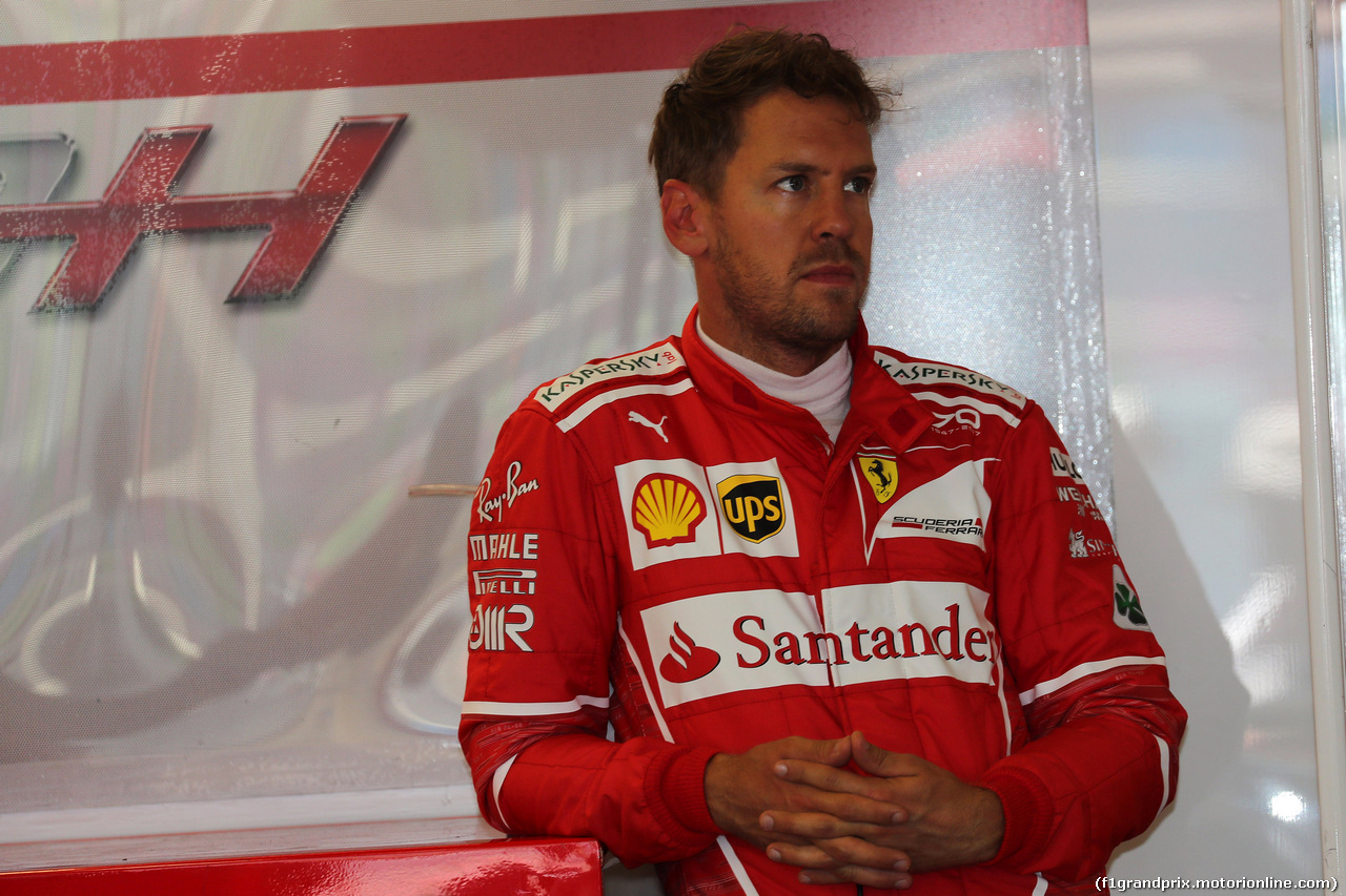 GP AZERBAIJAN, 23.06.2017 - Prove Libere 1, Sebastian Vettel (GER) Ferrari SF70H