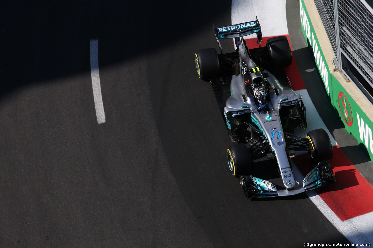 GP AZERBAIJAN, 23.06.2017 - Prove Libere 2, Valtteri Bottas (FIN) Mercedes AMG F1 W08