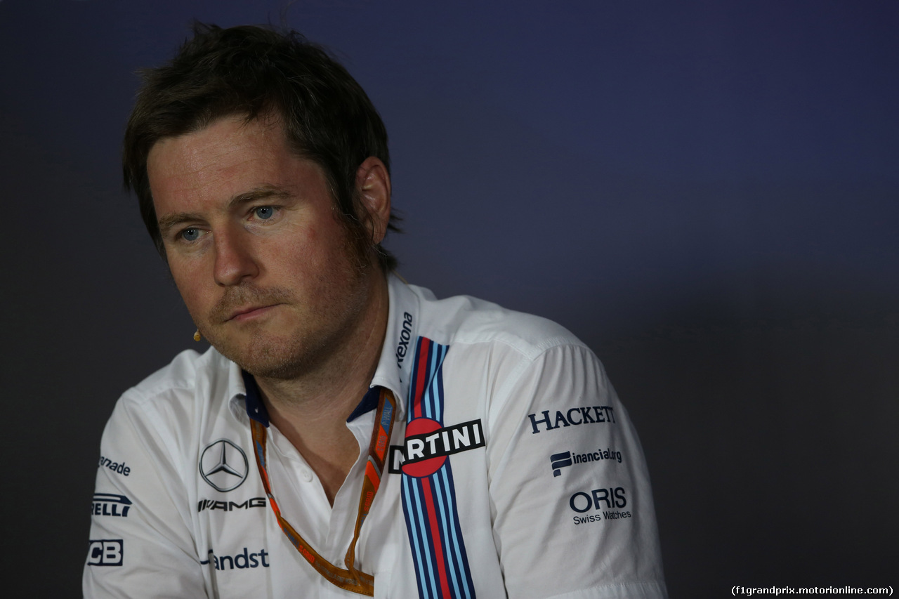 GP AZERBAIJAN, 23.06.2017 - Conferenza Stampa, Rob Smedley (GBR) Williams Head of Vehicle Performance