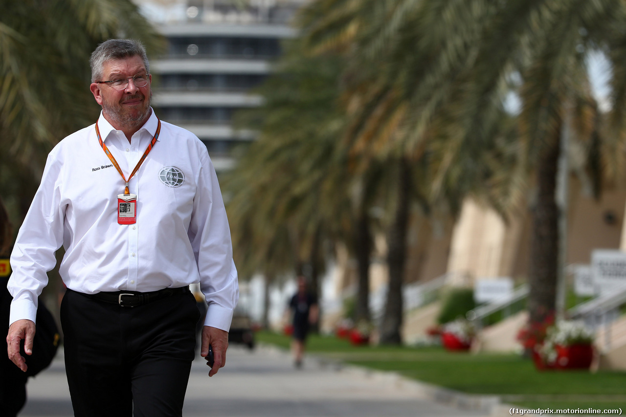 GP BAHRAIN, 16.04.2017 - Ross Brawn (GBR) Formula One Managing Director of Motorsports