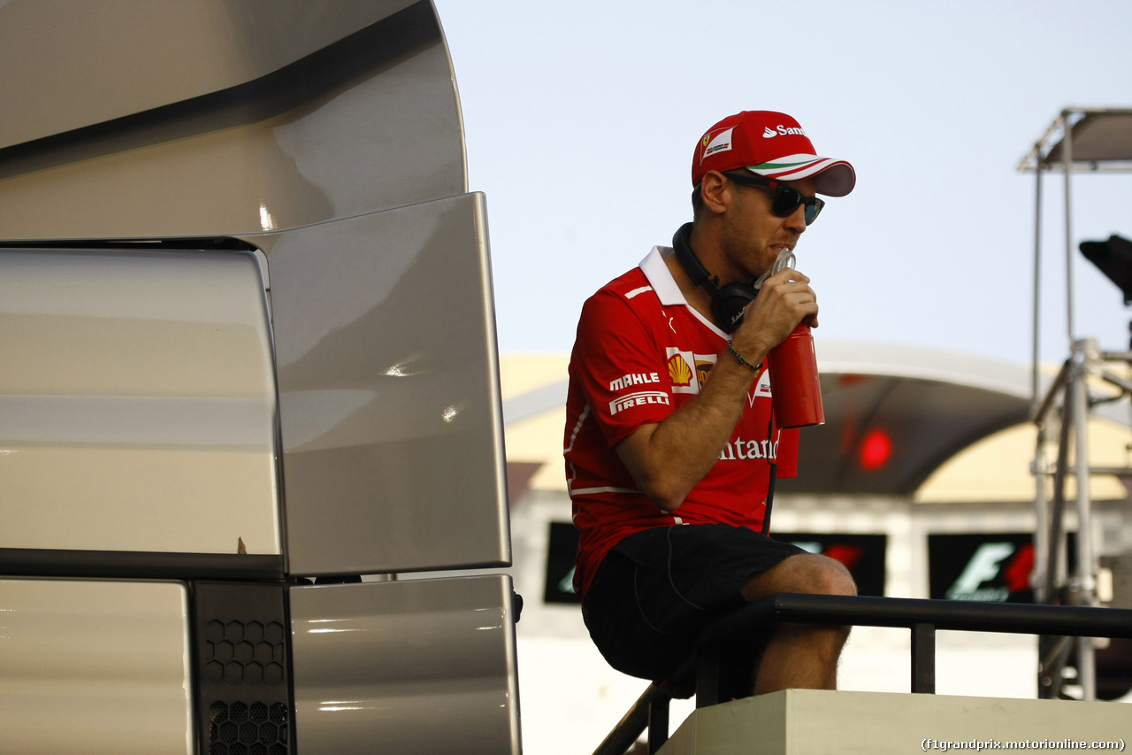 GP BAHRAIN, 16.04.2017 - Sebastian Vettel (GER) Ferrari SF70H