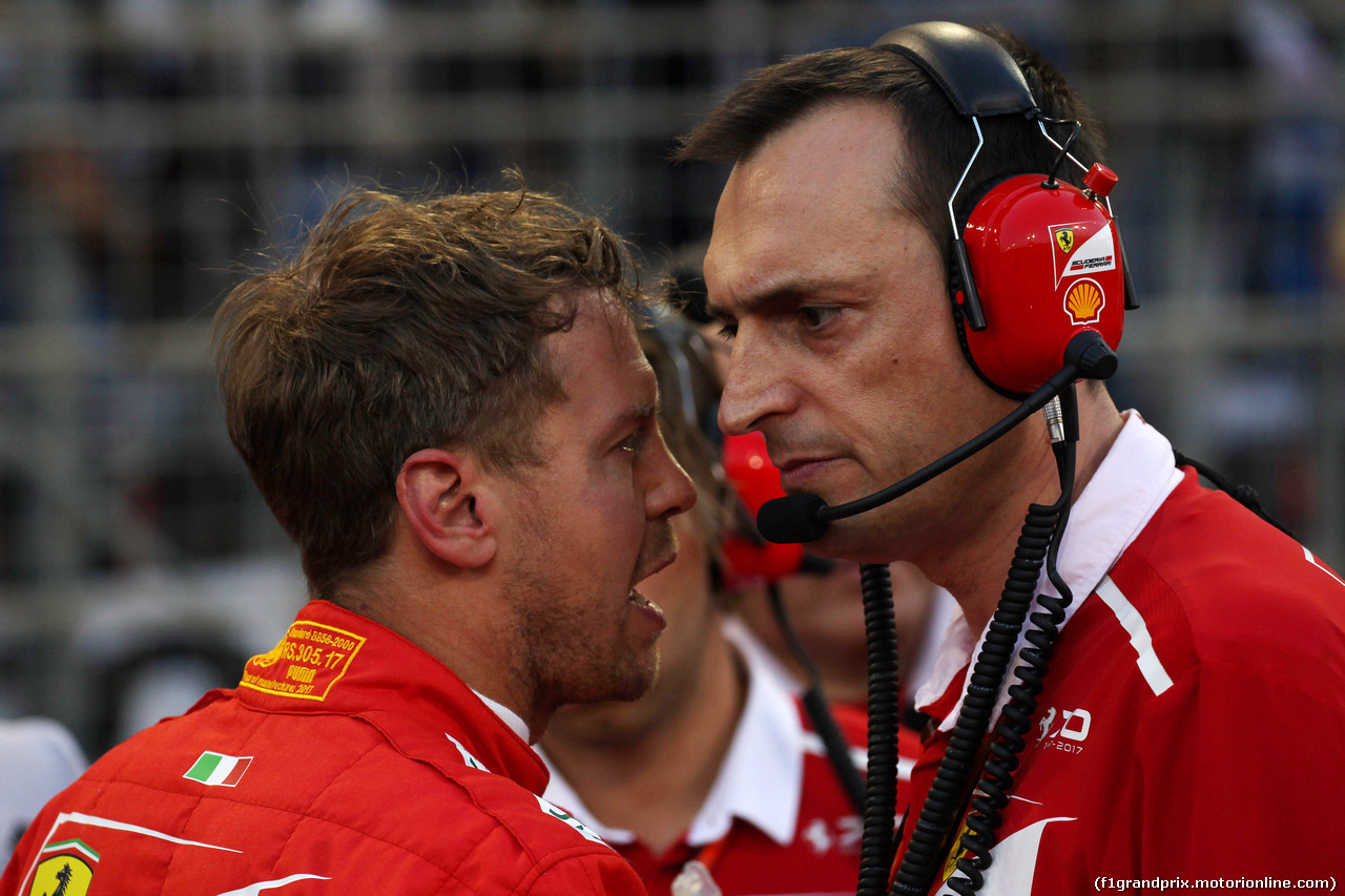 GP BAHRAIN, 16.04.2017 - Gara, Sebastian Vettel (GER) Ferrari SF70H