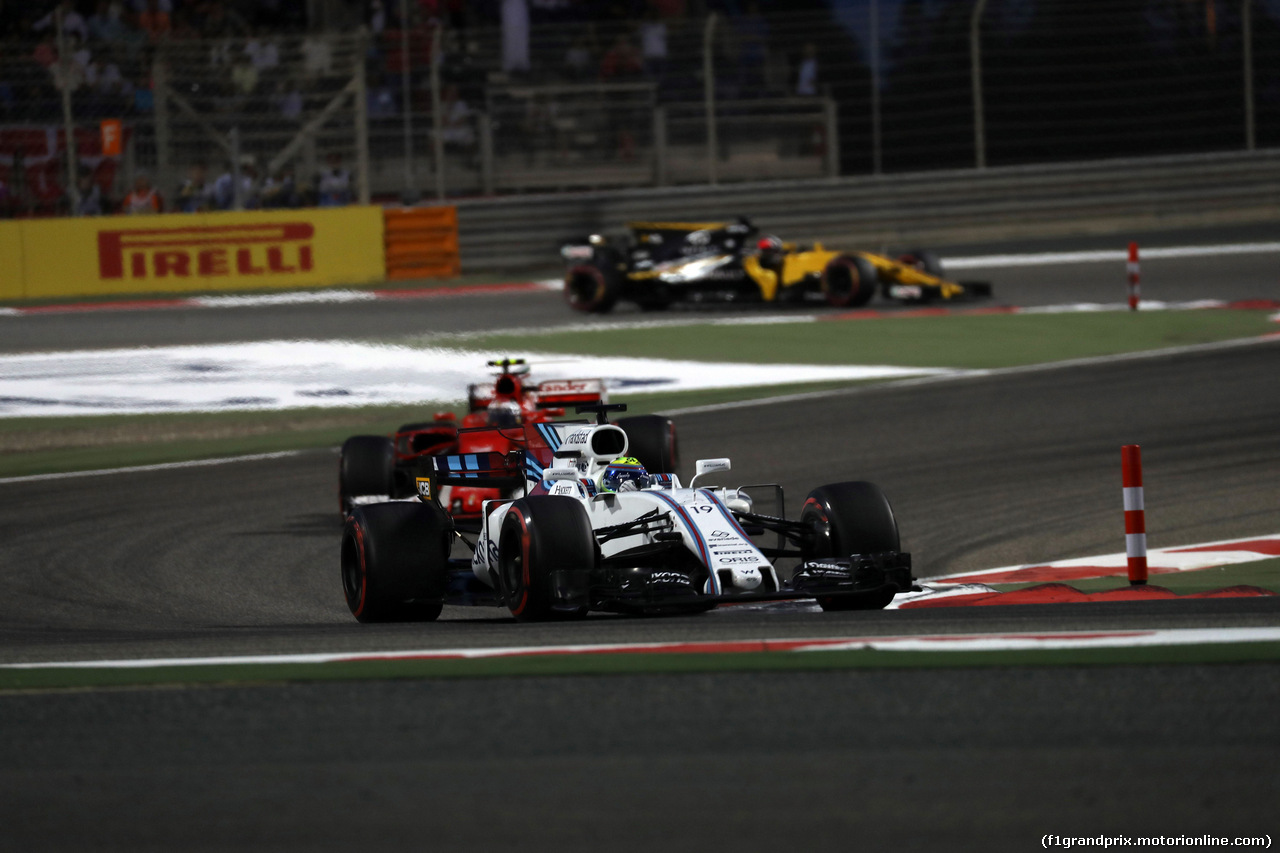 GP BAHRAIN, 16.04.2017 - Gara, Felipe Massa (BRA) Williams FW40