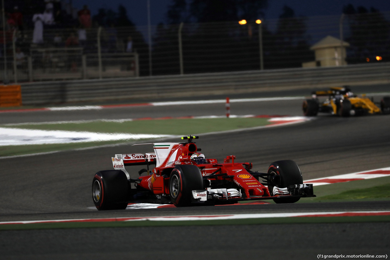 GP BAHRAIN, 16.04.2017 - Gara, Kimi Raikkonen (FIN) Ferrari SF70H