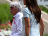 GP BAHRAIN, 16.04.2017 - Bernie Ecclestone (GBR) e sua moglie Fabiana Flosi (BRA)