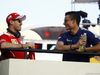 GP BAHRAIN, 16.04.2017 - Sebastian Vettel (GER) Ferrari SF70H e Pascal Wehrlein (GER) Sauber C36