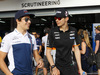 GP BAHRAIN, 16.04.2017 - Lance Stroll (CDN) Williams FW40 e Esteban Ocon (FRA) Sahara Force India F1 VJM10