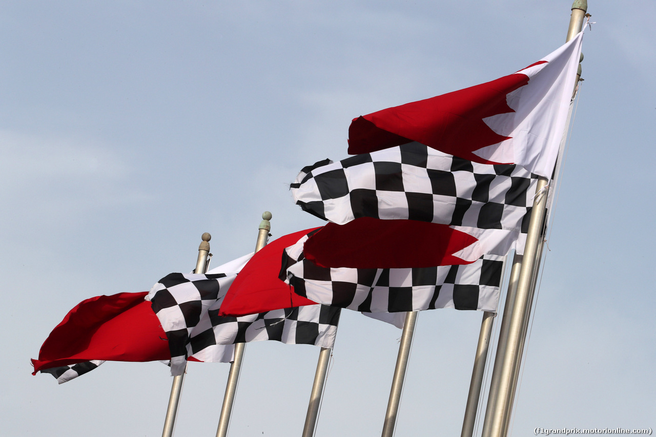 GP BAHRAIN, 13.04.2017 - Flags