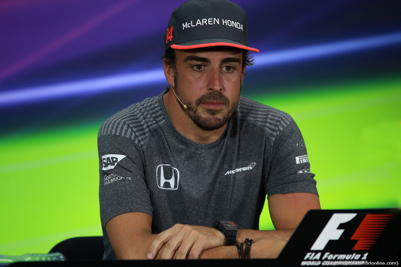 GP BAHRAIN, 13.04.2017 - Conferenza Stampa, Fernando Alonso (ESP) McLaren MCL32