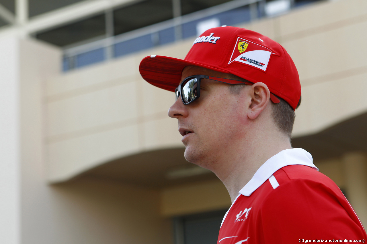 GP BAHRAIN, 13.04.2017 - Kimi Raikkonen (FIN) Ferrari SF70H