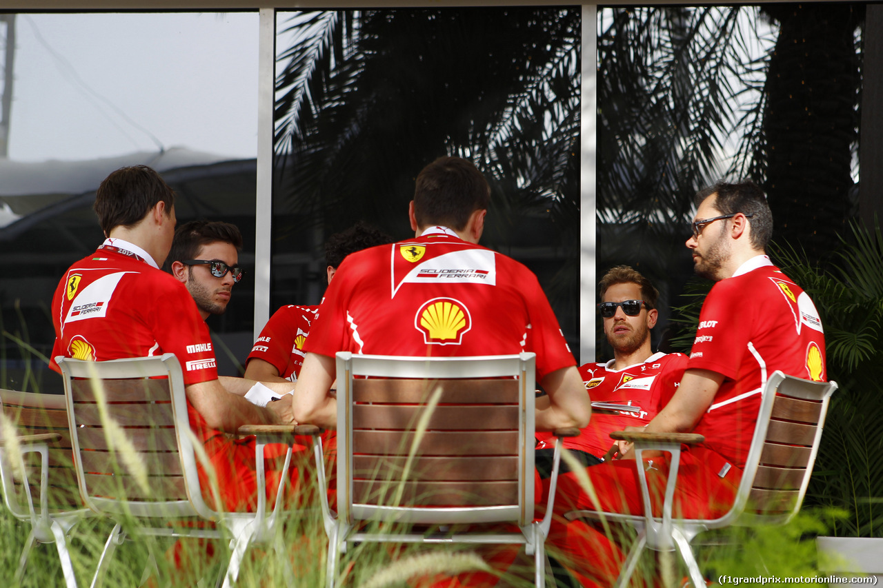 GP BAHRAIN, 13.04.2017 - Sebastian Vettel (GER) Ferrari SF70H