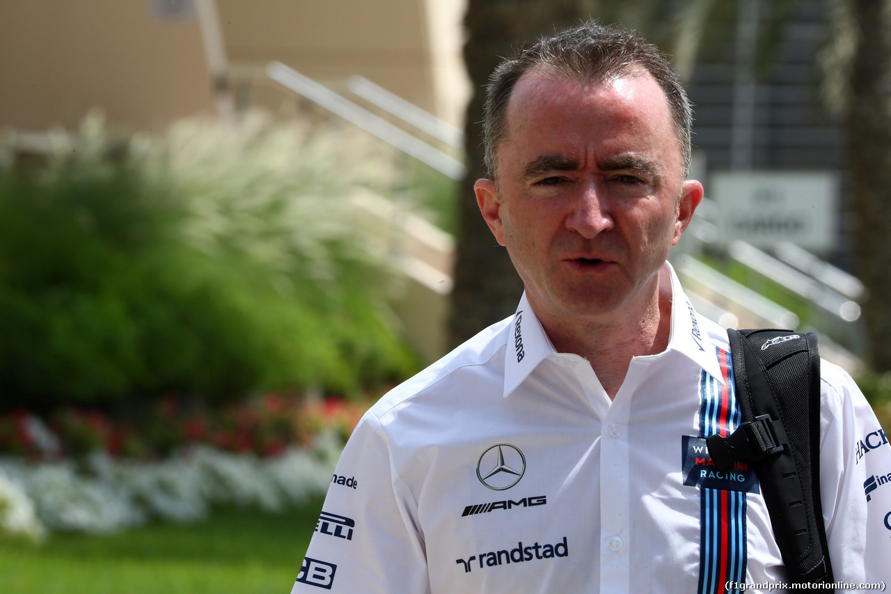 GP BAHRAIN, 15.04.2017 - Paddy Lowe (GBR), Williams chief technical officer