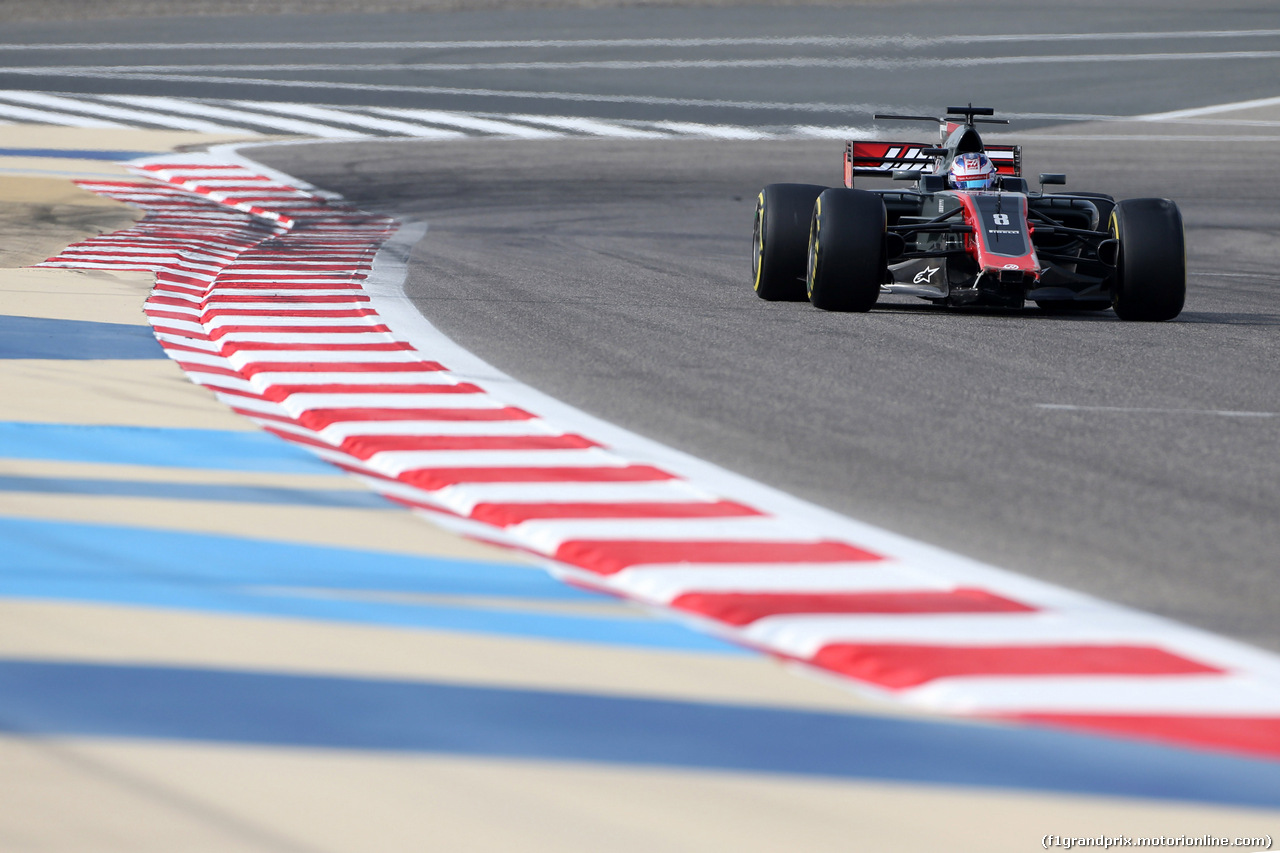 GP BAHRAIN, 15.04.2017 - Prove Libere 3, Romain Grosjean (FRA) Haas F1 Team VF-17