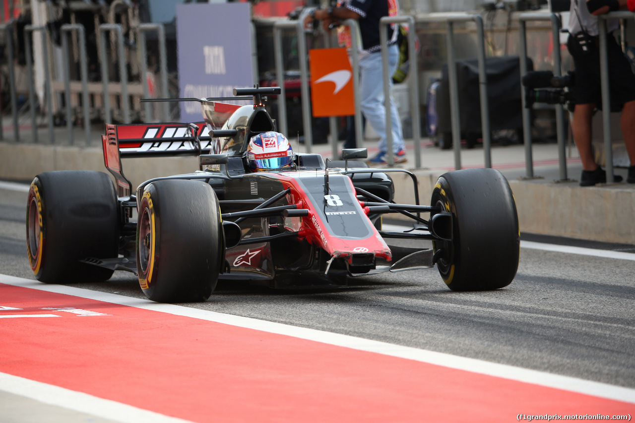 GP BAHRAIN, 15.04.2017 - Prove Libere 3, Romain Grosjean (FRA) Haas F1 Team VF-17