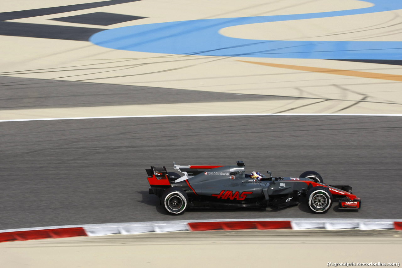 GP BAHRAIN, 15.04.2017 - Prove Libere 3, Romain Grosjean (FRA) Haas F1 Team VF-17